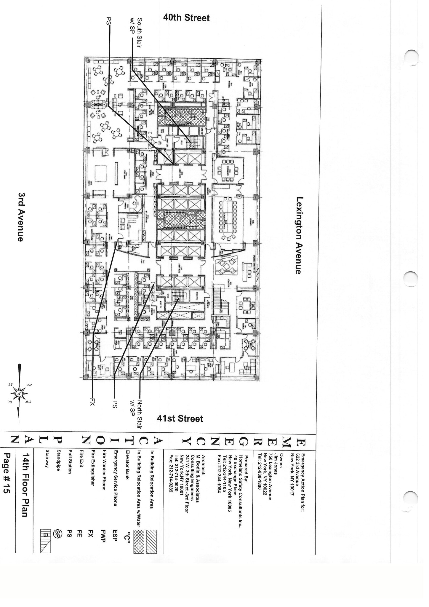 622 Third Ave, New York, NY à louer Plan de site– Image 1 sur 2