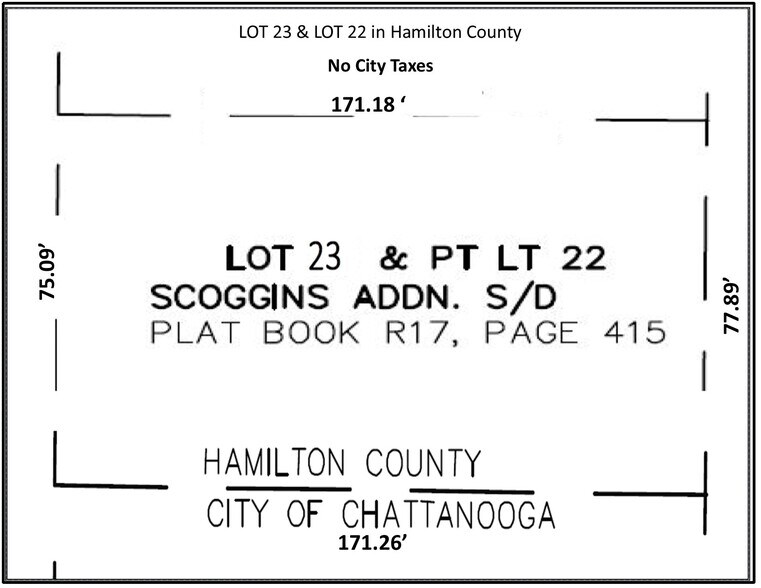 6027 Ooltewah-Georgetown Rd, Ooltewah, TN à vendre - Plan cadastral – Image 3 sur 7