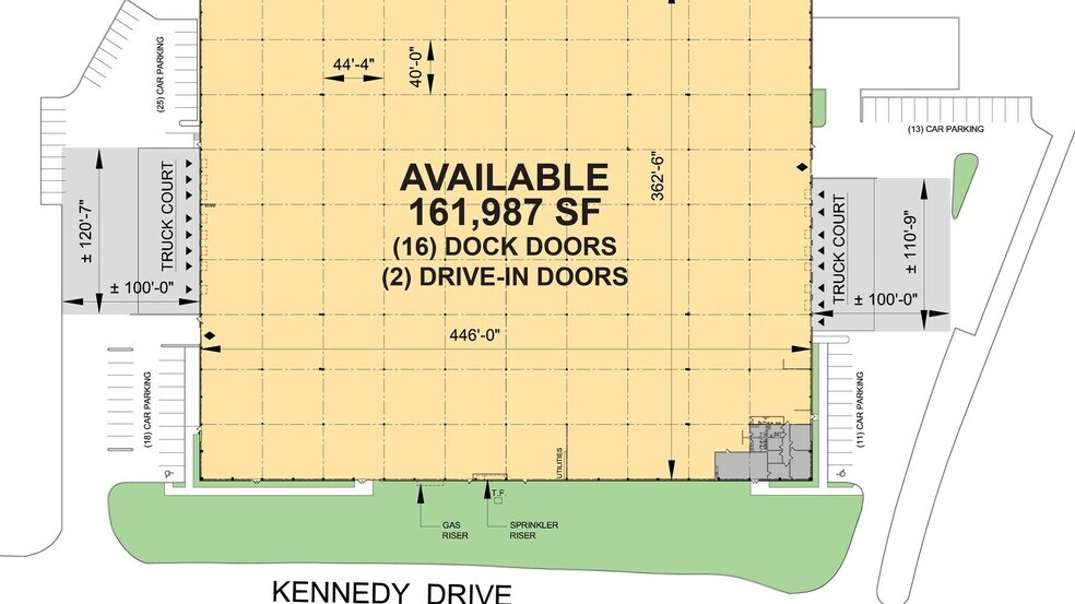 300-350 Kennedy Dr, Sayreville, NJ à louer - Plan de site – Image 2 sur 2