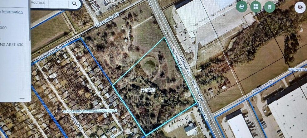 4125 N Dallas Ave, Lancaster, TX à vendre - Aérien – Image 1 sur 2