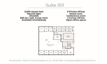 3109 Poplarwood Ct, Raleigh, NC à louer Plan d’étage– Image 1 sur 1