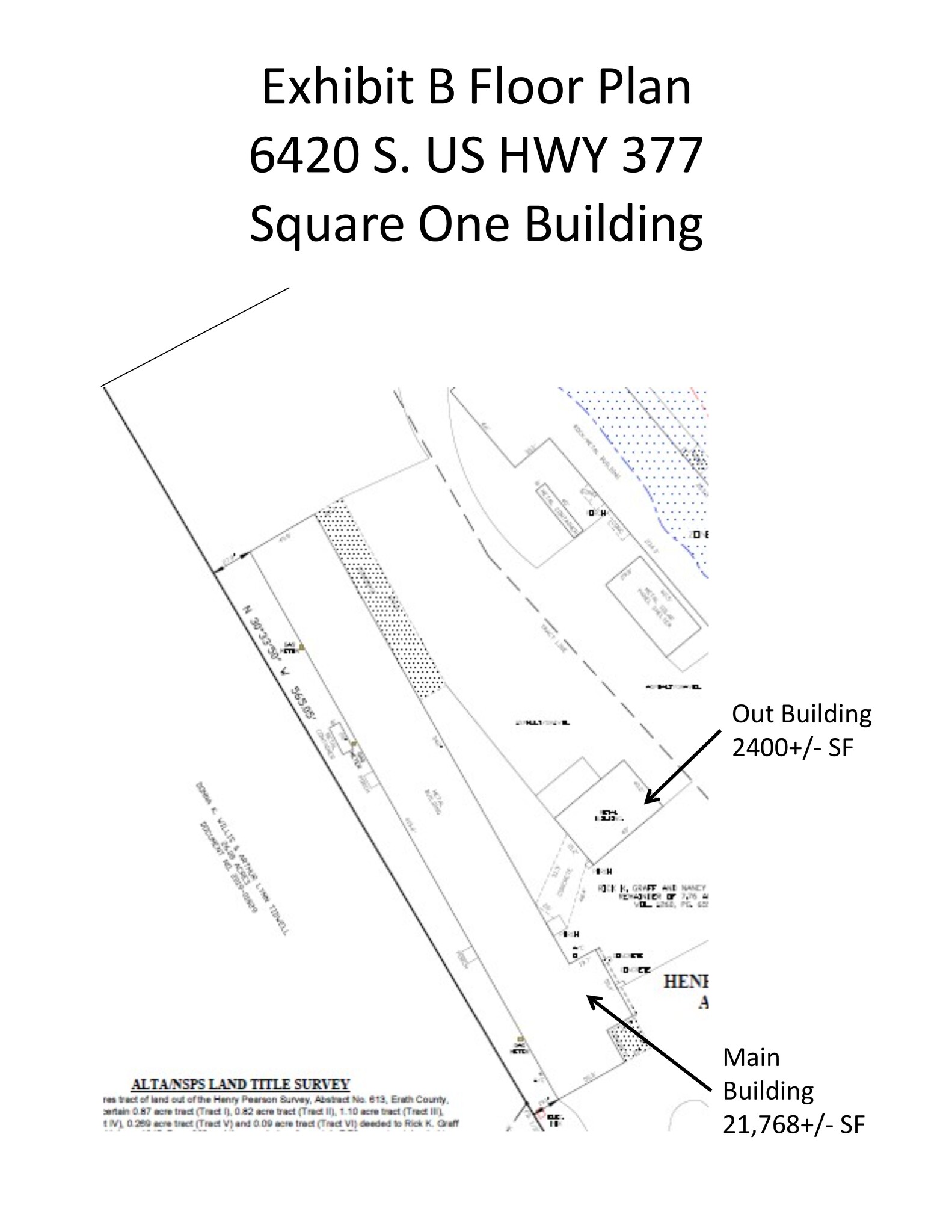 6420 S US Highway 377, Stephenville, TX à louer Plan de site– Image 1 sur 1