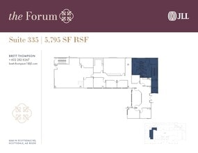 6263 N Scottsdale Rd, Scottsdale, AZ à louer Plan d’étage– Image 1 sur 1