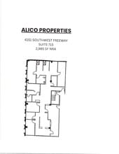 4151 Southwest Fwy, Houston, TX à louer Plan d’étage– Image 1 sur 1