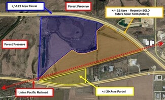 Plus de détails pour I-90 & Rt 20, Cherry Valley, IL - Terrain à vendre