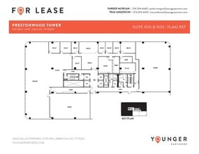 5151 Belt Line Rd, Dallas, TX à louer Plan d’étage– Image 2 sur 2