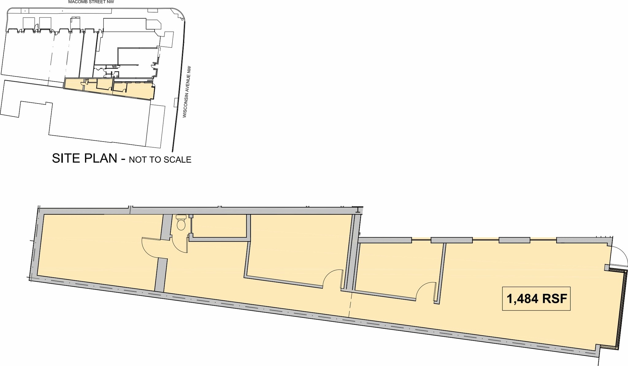 3232-3238 Wisconsin Ave NW, Washington, DC à louer Plan de site– Image 1 sur 1