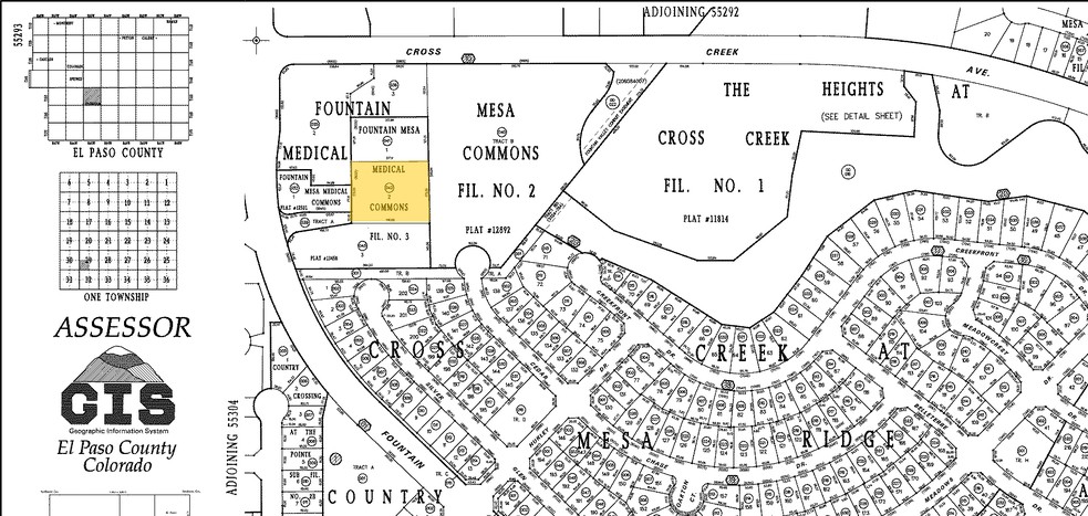 8025-8031 Fountain Mesa Rd, Fountain, CO à vendre - Plan cadastral – Image 3 sur 3