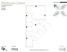 3495 Piedmont Rd NE, Atlanta, GA à louer Plan d’étage– Image 1 sur 1