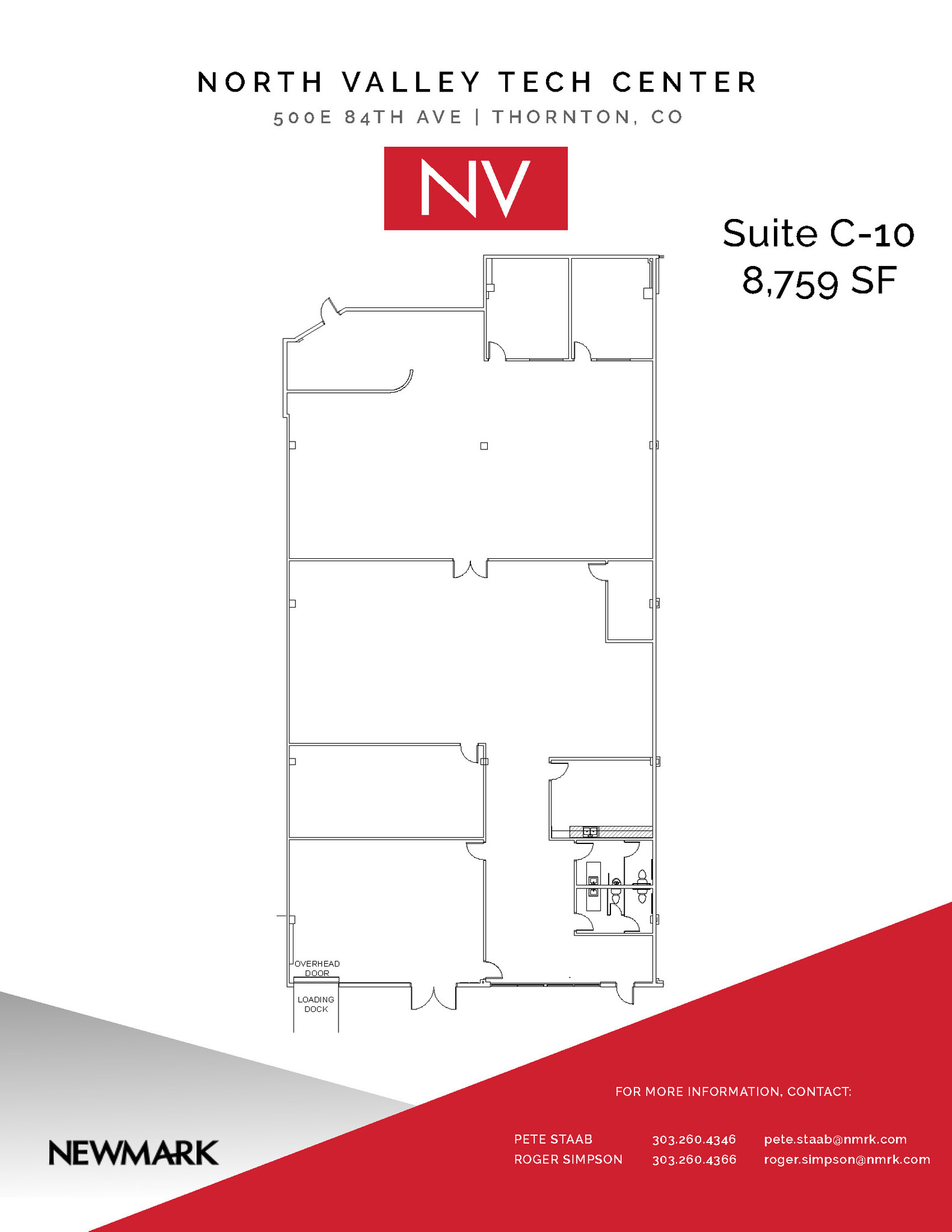 500 E 84th Ave, Thornton, CO à louer Plan d’étage– Image 1 sur 1