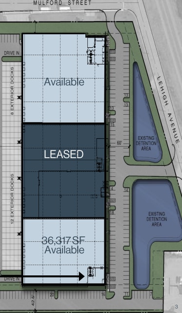 7720 N Lehigh Ave, Niles, IL à louer Plan d’étage– Image 1 sur 1