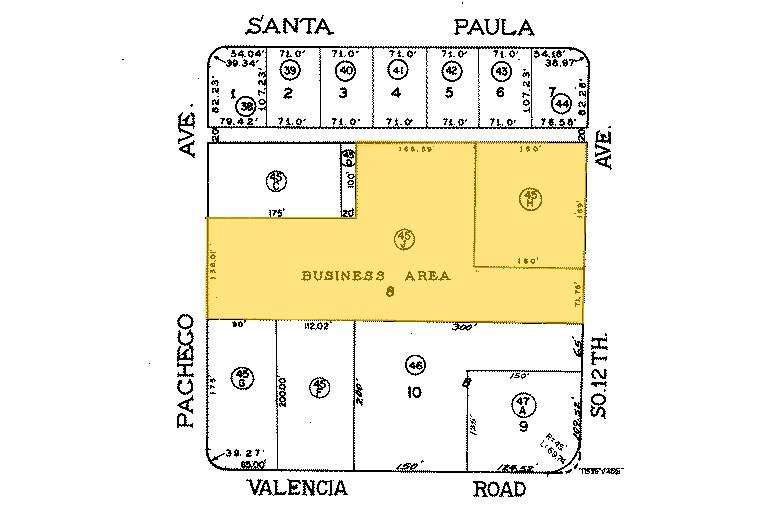 6416 S 12th Ave, Tucson, AZ à louer - Plan cadastral – Image 2 sur 9