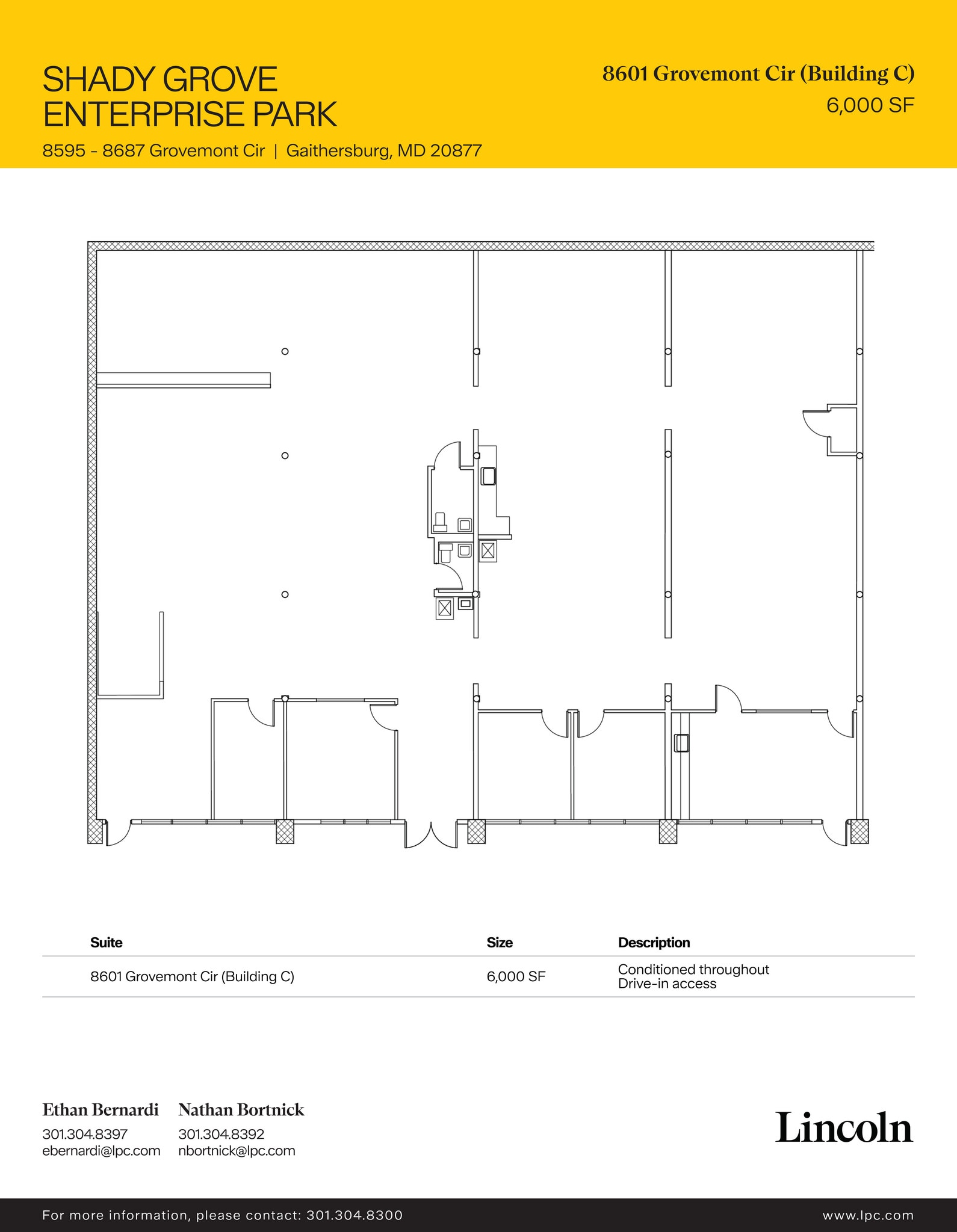 8565-8637 Grovemont Cir, Gaithersburg, MD à louer Plan d’étage– Image 1 sur 1