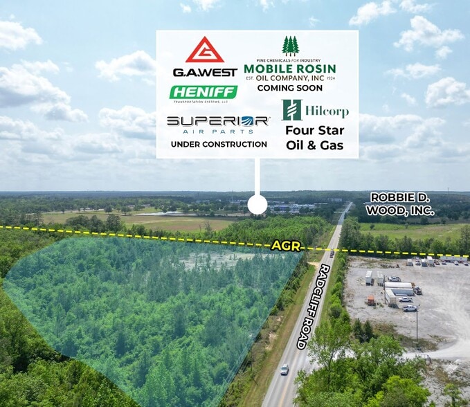 Radcliff Road, Creola, AL à vendre - Aérien – Image 3 sur 5