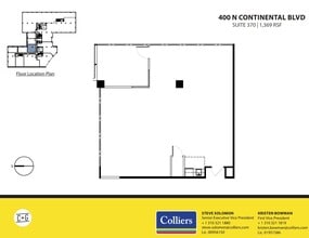 300 Continental Blvd, El Segundo, CA à louer Plan d’étage– Image 1 sur 1