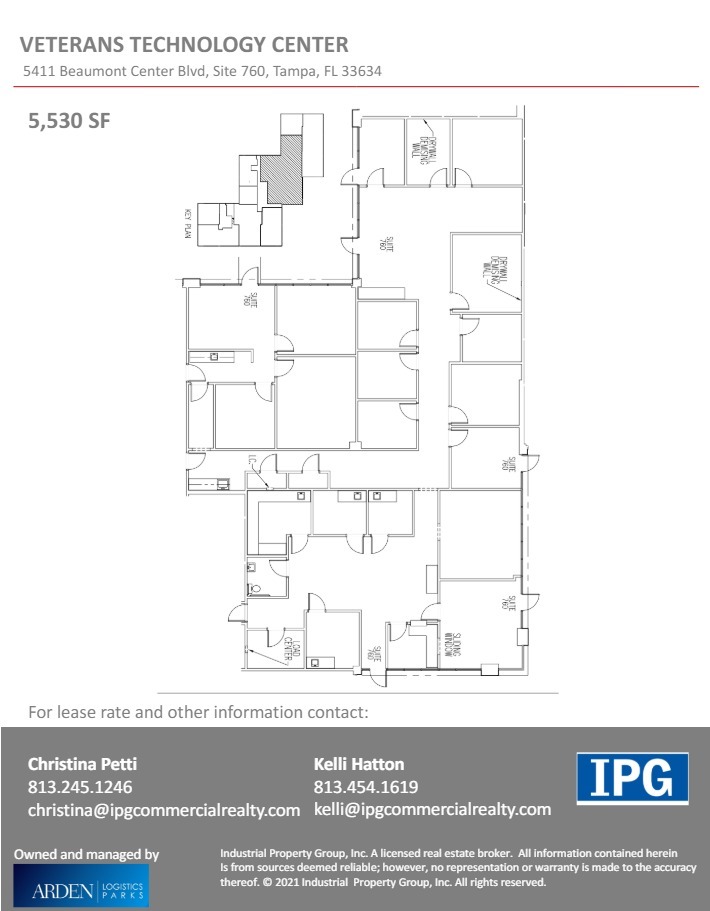 5402-5460 Beaumont Center Blvd, Tampa, FL à louer Plan d’étage– Image 1 sur 1