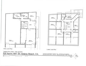 535 N Highway 101, Solana Beach, CA à louer Plan de site– Image 1 sur 1