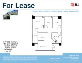 18333 Preston Rd, Dallas, TX à louer Plan d’étage– Image 1 sur 1