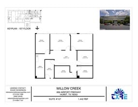 669 Airport Fwy, Hurst, TX à louer Plan d’étage– Image 1 sur 1