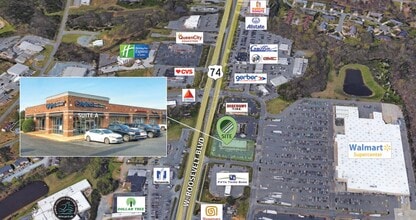 2410 W Roosevelt Blvd, Monroe, NC à louer Aérien– Image 2 sur 5