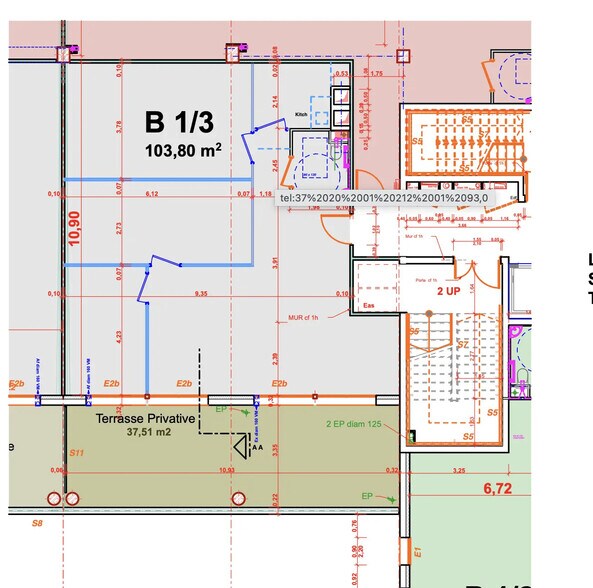 Bureau dans Aubagne à louer - Plan d’étage – Image 3 sur 7