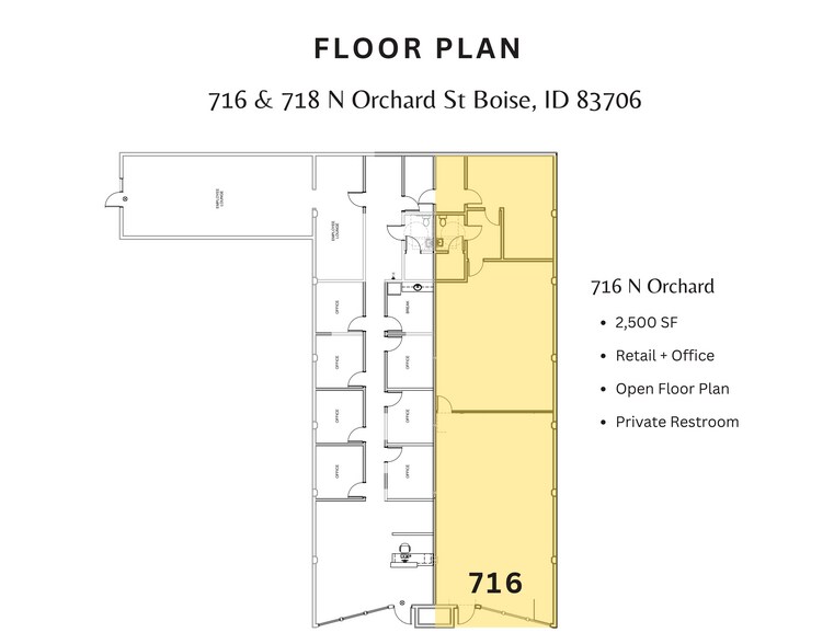 716 N Orchard St, Boise, ID à louer - Photo de l’immeuble – Image 2 sur 10