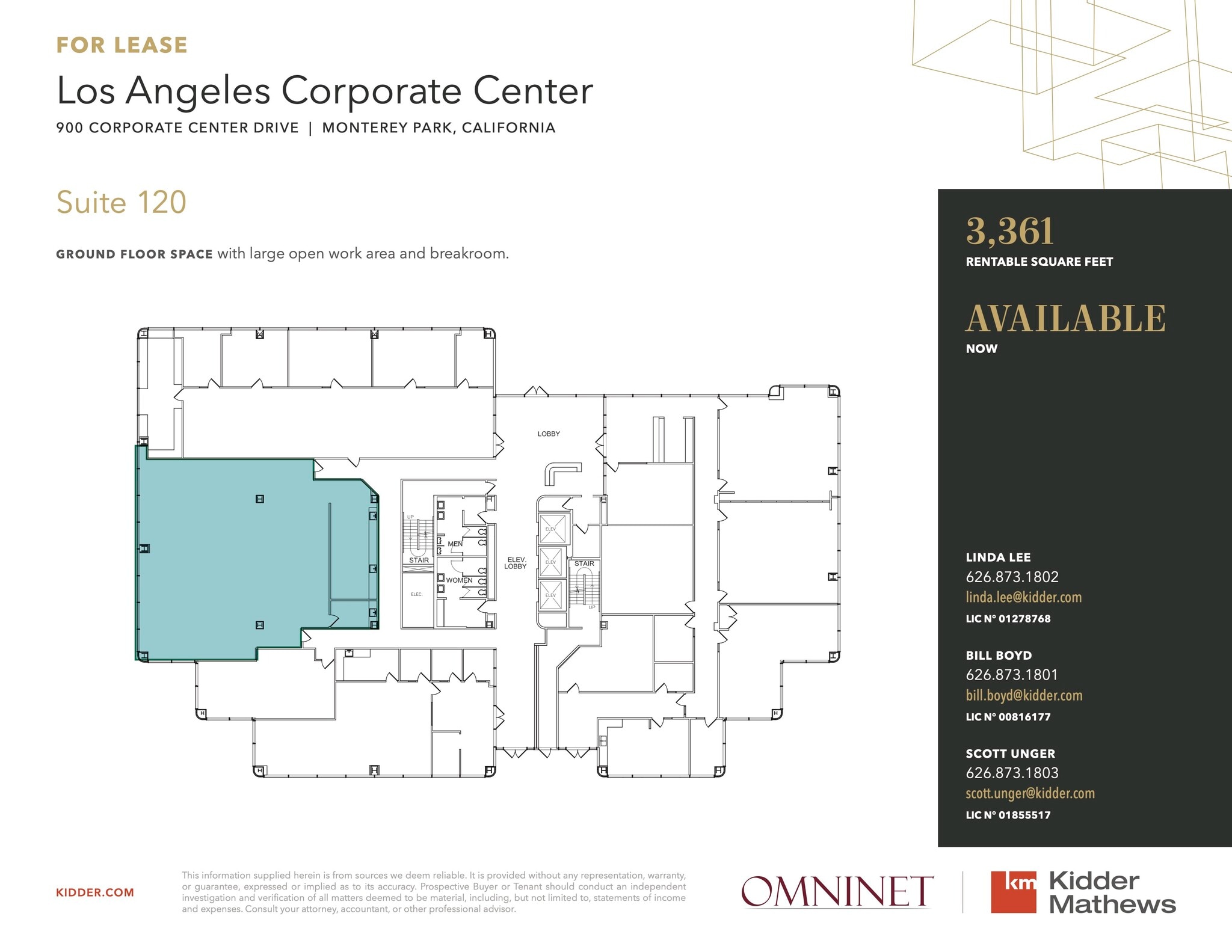 900 Corporate Center Dr, Monterey Park, CA à louer Plan d’étage– Image 1 sur 1