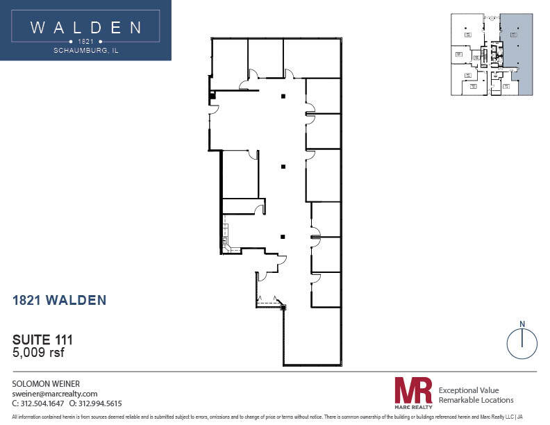 1821 Walden Office Sq, Schaumburg, IL à louer Plan d’étage– Image 1 sur 1