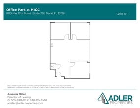 1200 NW 78th Ave, Doral, FL à louer Plan d’étage– Image 1 sur 1