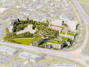 Clermont-Ferrand - VUE AÉRIENNE vue de carte