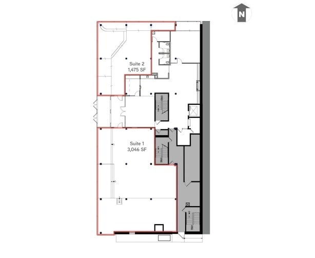 601 S 16th St, Omaha, NE à louer Plan d’étage– Image 1 sur 1