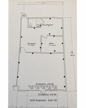12262 Queenston Blvd, Houston, TX à louer Plan d’étage– Image 2 sur 8