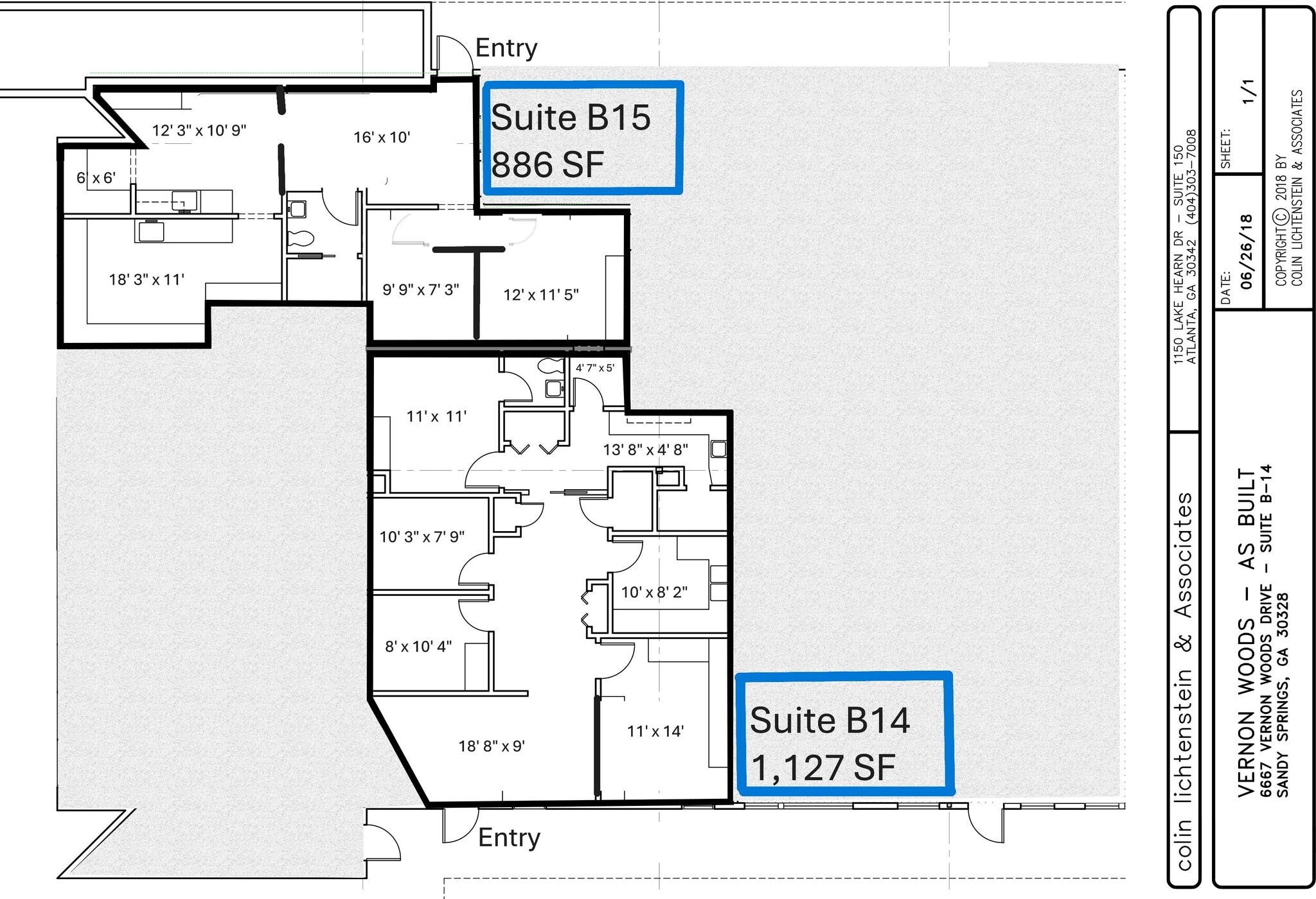 6667 Vernon Woods Dr, Atlanta, GA à louer Plan d’étage– Image 1 sur 11