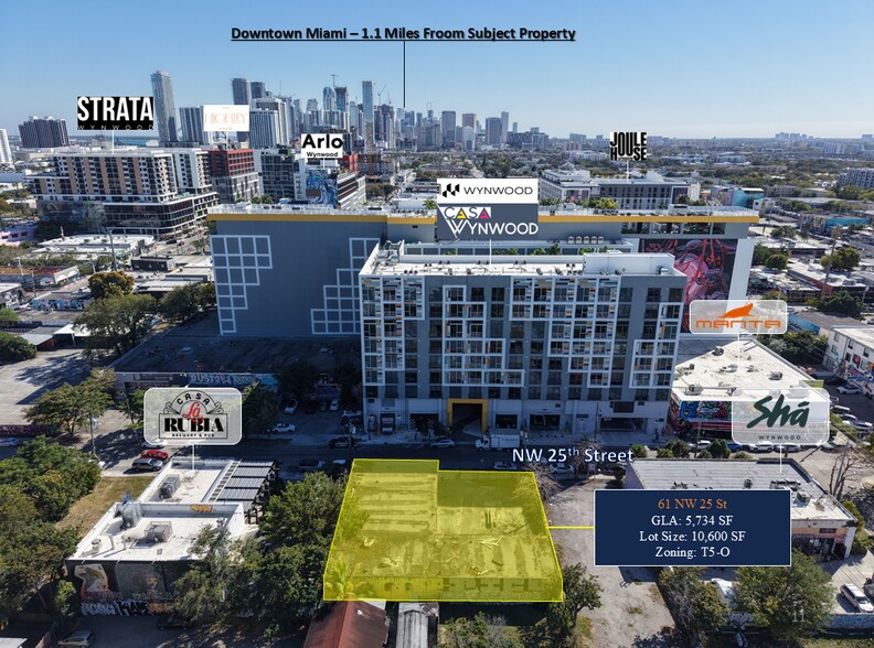 61 NW 25th St, Miami, FL à vendre - Aérien – Image 3 sur 13