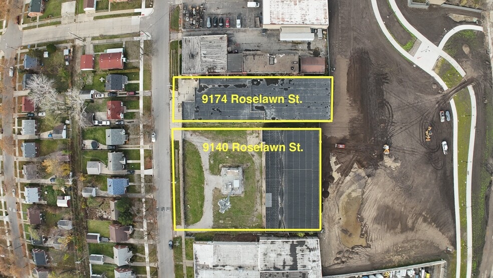 9140-9174 Roselawn st, Detroit, MI à vendre - Photo principale – Image 1 sur 7