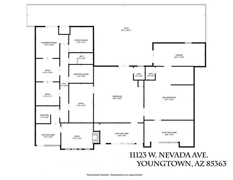 11123-11127 W Nevada Ave, Youngtown, AZ à vendre - Photo de l’immeuble – Image 2 sur 33