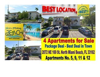 Plus de détails pour 2072 NE 169th St, Miami, FL - Logement à vendre