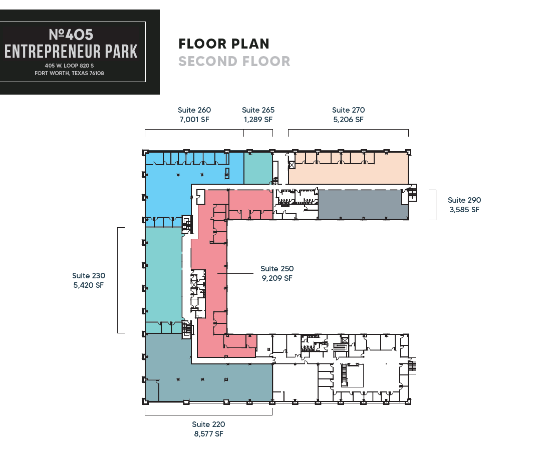 405 W Loop 820 S, Fort Worth, TX à louer Plan d’étage– Image 1 sur 1