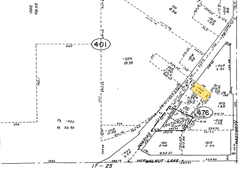 3290 Pontiac Trail, Commerce Township, MI à louer - Plan cadastral – Image 3 sur 3