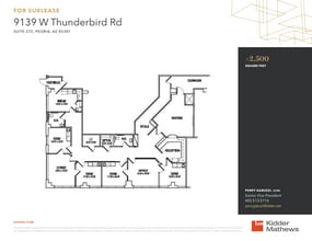 9139 W Thunderbird Rd, Peoria, AZ à louer Plan d’étage– Image 1 sur 1