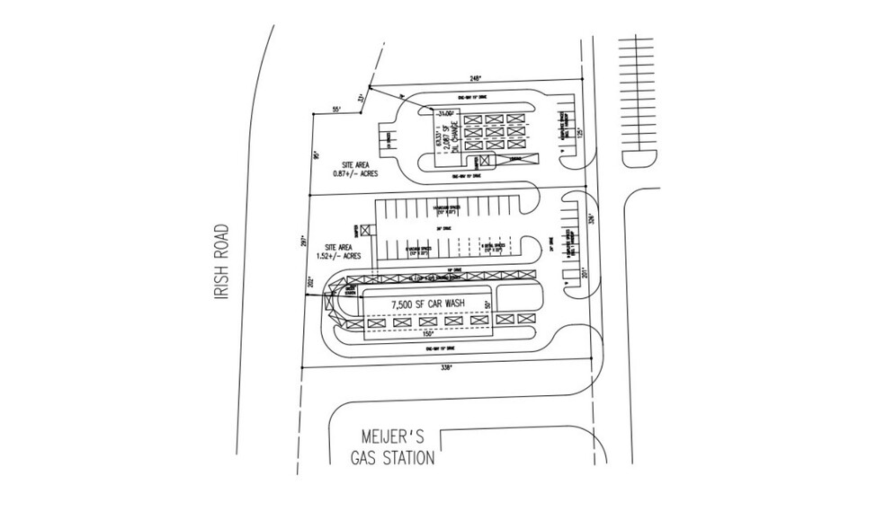 Davison - I-69 & Irish Rd, Davison, MI à vendre - Plan de site – Image 2 sur 4