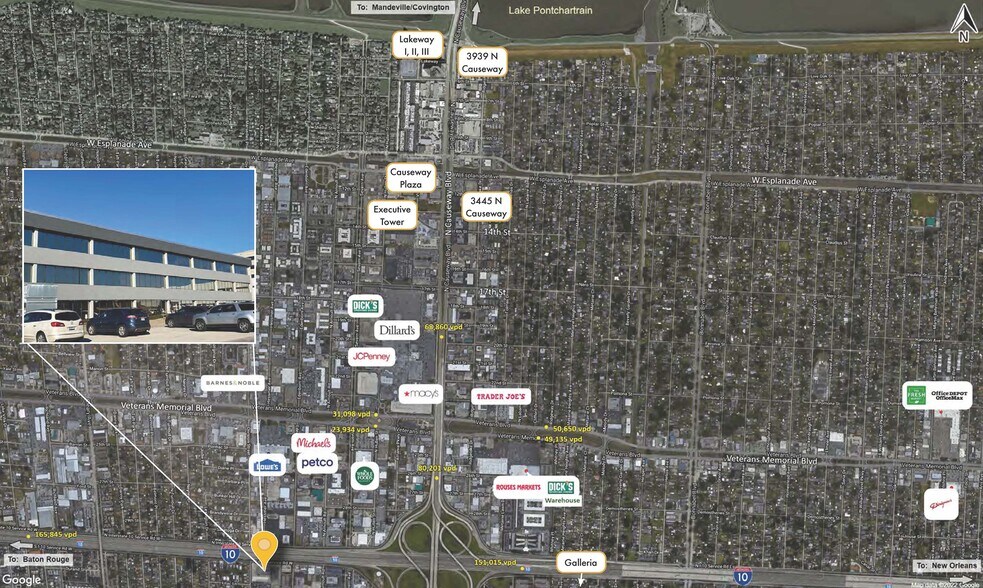 3636 S I-10 Service Rd W, Metairie, LA à louer - Photo de l’immeuble – Image 2 sur 2
