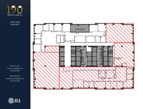 190 S La Salle St, Chicago, IL à louer Plan d’étage– Image 1 sur 1