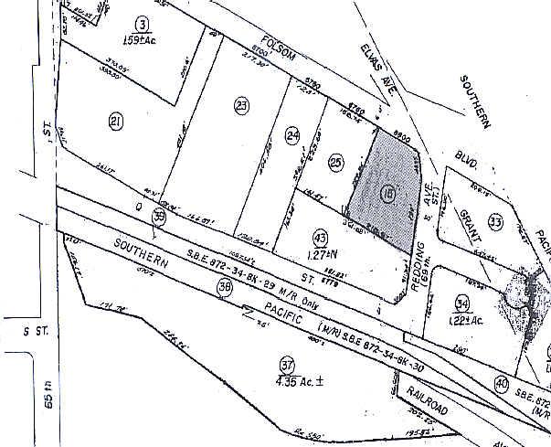 6800 Folsom Blvd, Sacramento, CA à louer - Plan cadastral – Image 2 sur 8
