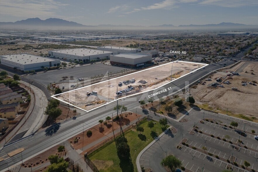 4540 N Commerce St, North Las Vegas, NV à vendre - Aérien – Image 1 sur 5