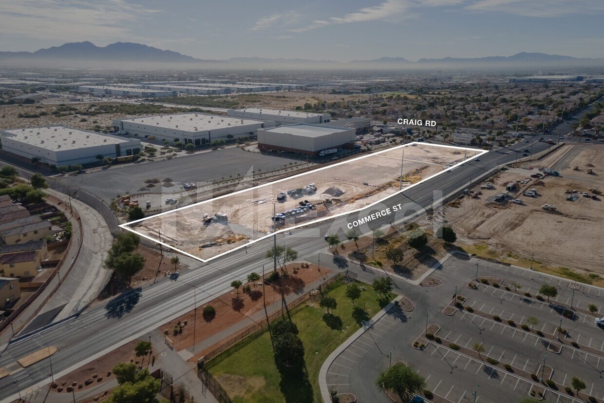 4540 N Commerce St, North Las Vegas, NV à vendre Aérien– Image 1 sur 6