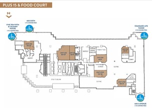605 5th Ave SW, Calgary, AB à louer Plan de site– Image 1 sur 1