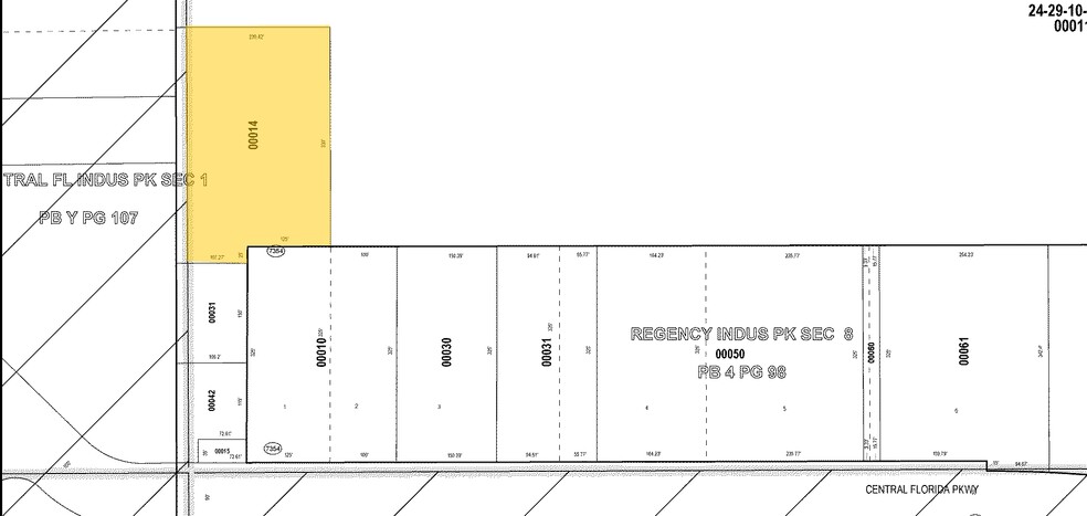 1887 Central Florida Pky, Orlando, FL à louer - Plan cadastral – Image 3 sur 3