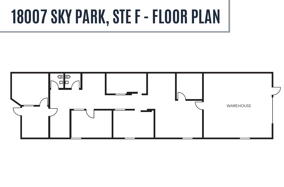 18007 Sky Park Cir, Irvine, CA à louer Plan d’étage– Image 1 sur 1