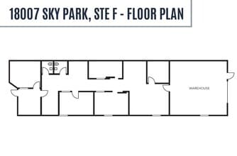 18007 Sky Park Cir, Irvine, CA à louer Plan d’étage– Image 1 sur 1